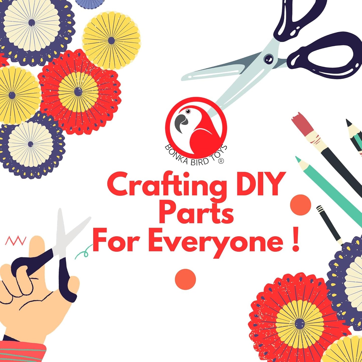 Natural Seagrass Bird Foraging Roll – DIY Toy Making & Cage Enrichment Material for Parrots