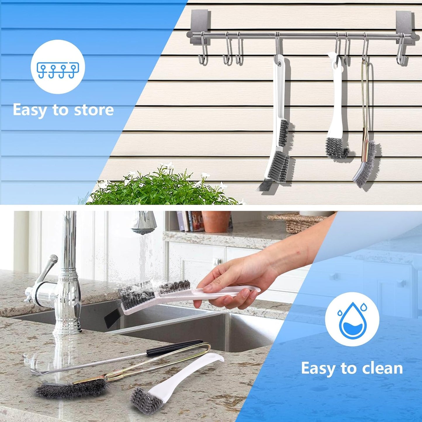 Bird Cage Cleaning Brush Kit – Complete Multi-Tool Cleaning Set for Bird Cages & Small Animal Habitats