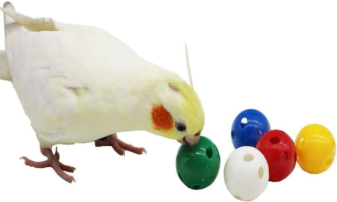 Interactive Bell Bird Balls – Chewing & Enrichment Toys for Small to Medium Birds - Great Addition to DIY Toys