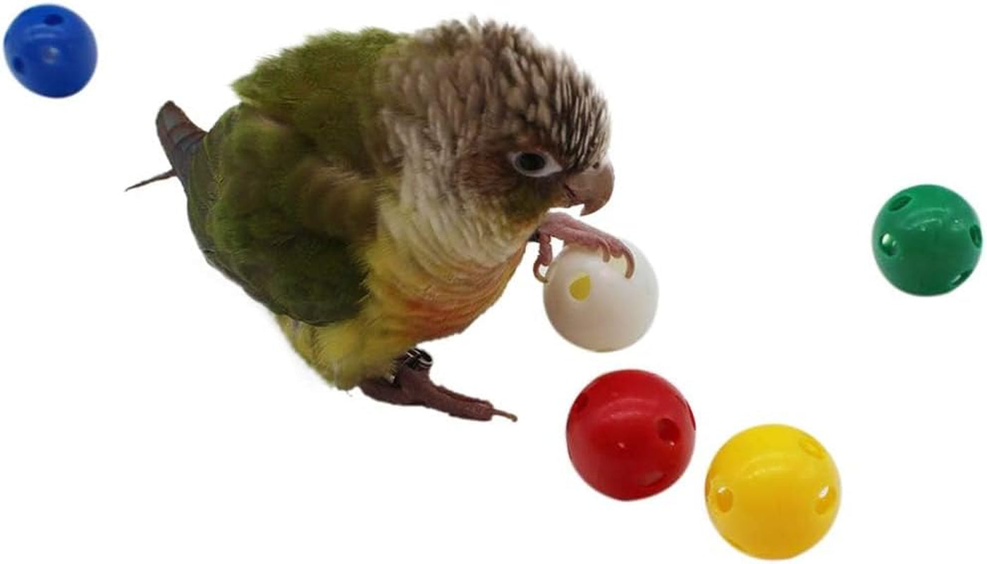 Interactive Bell Bird Balls – Chewing & Enrichment Toys for Small to Medium Birds - Great Addition to DIY Toys
