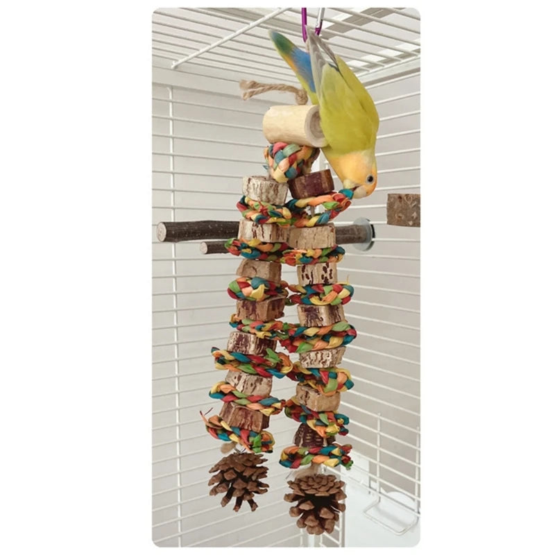Extra Large Bird Toy - Hanging Brid Toy, For Medium and Large Birds