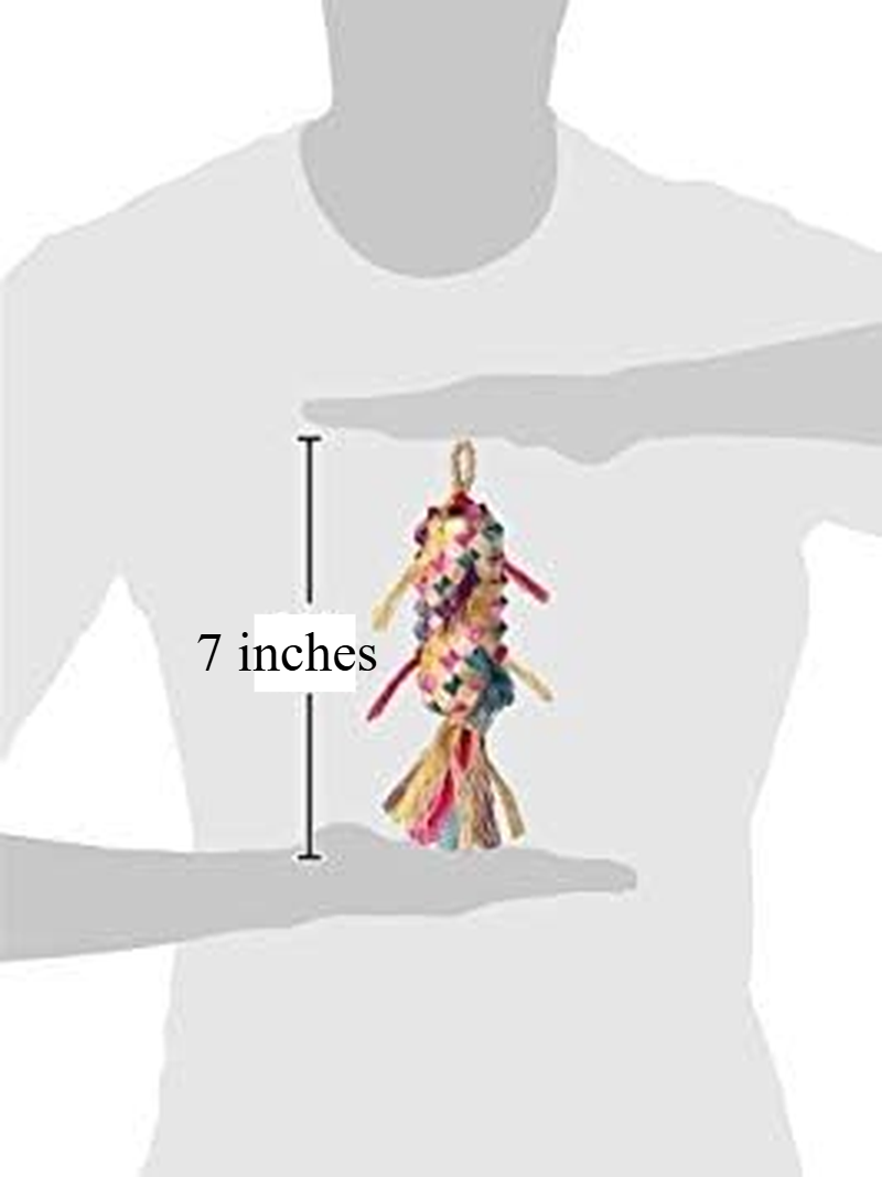 Parrot Piñata Bird Toy – Natural Shredding & Foraging Enrichment - For All Bird Types