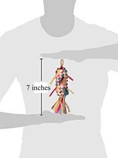 Parrot Piñata Bird Toy – Natural Shredding & Foraging Enrichment - For All Bird Types