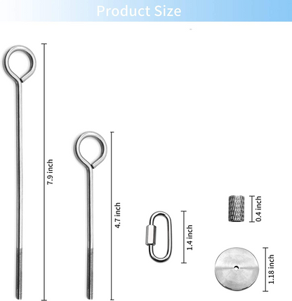 Stainless Steel Bird Fruit Skewer – Foraging Feeder & DIY Toy Base for Parrots