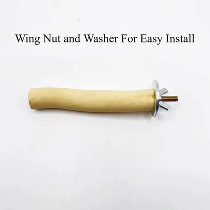 Natural Wood Bird Perch - Available in Various Sizes