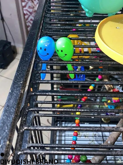 Interactive Rattan & Bell Bird Toy Set – Multi-Texture Play, Foraging & DIY Enrichment for Parrots