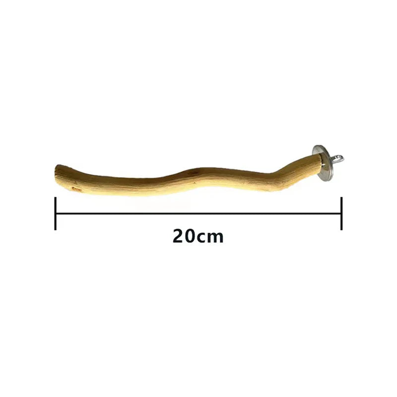 Natural Wood Bird Perch - Available in Various Sizes