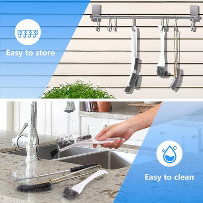 Bird Cage Cleaning Brush Kit – Complete Multi-Tool Cleaning Set for Bird Cages & Small Animal Habitats