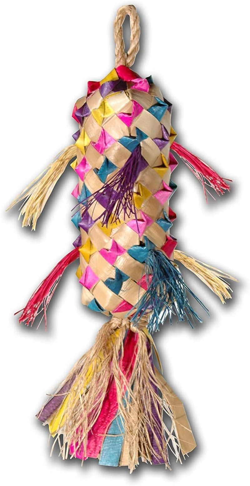 Parrot Piñata Bird Toy – Natural Shredding & Foraging Enrichment - For All Bird Types