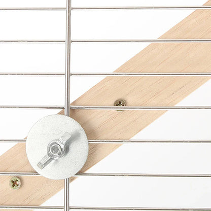 Bird Ladder Perch for Cage, Natural Wood Ladder Perch, 2 Sizes.