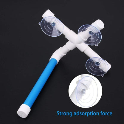 Suction Cup Bird Shower Perch – Window & Bathroom Perch for Small and Medium Parrots