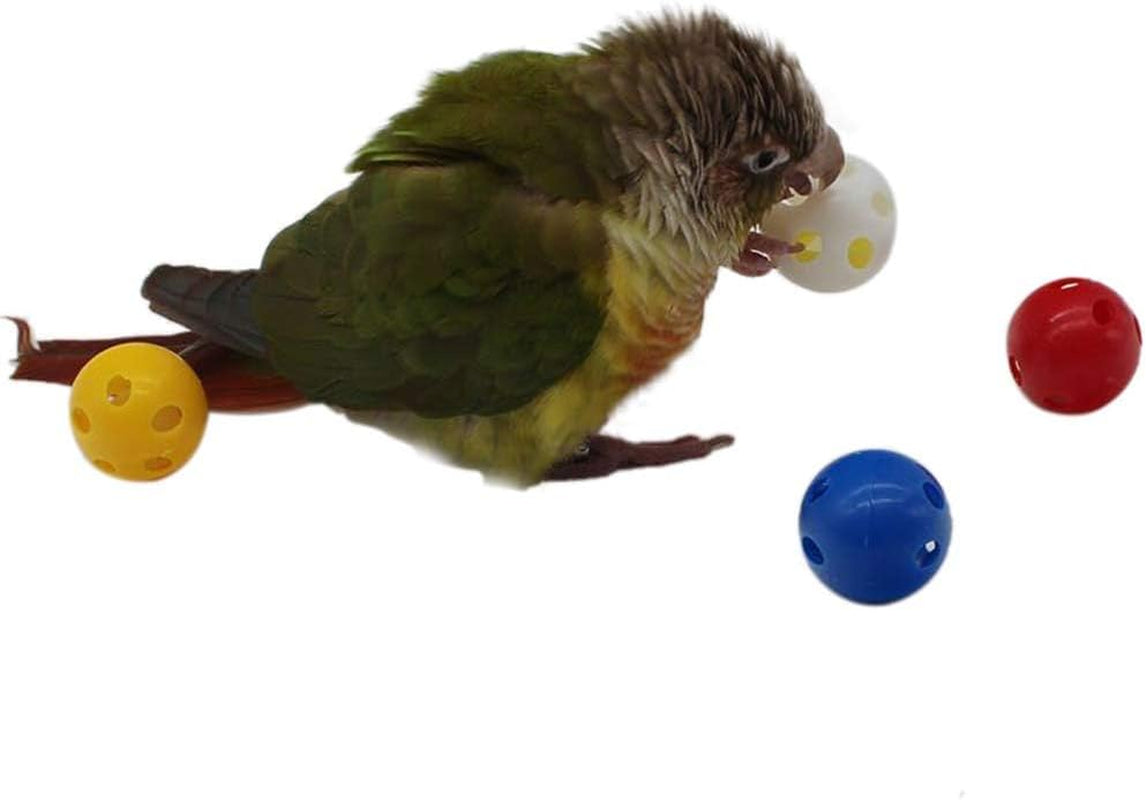 Interactive Bell Bird Balls – Chewing & Enrichment Toys for Small to Medium Birds - Great Addition to DIY Toys