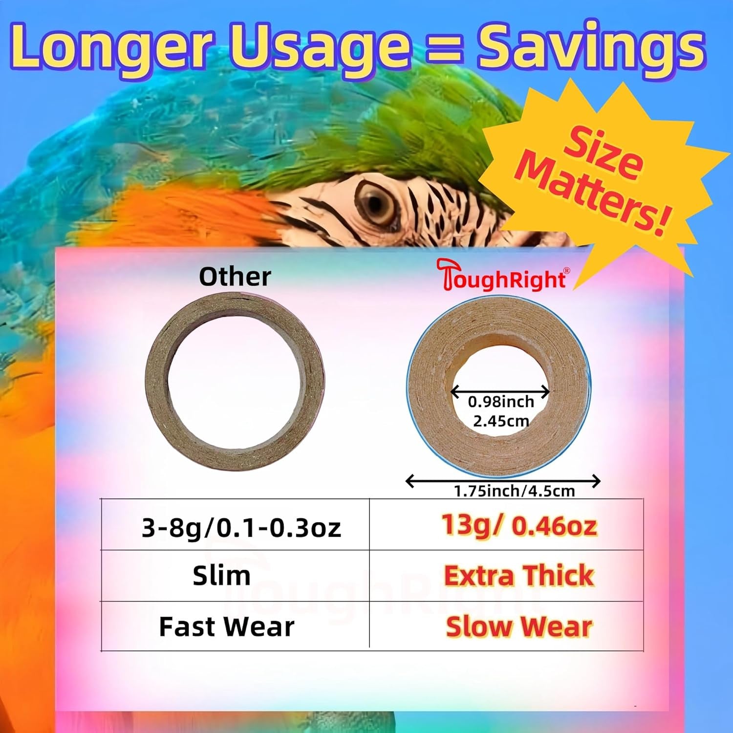Bird Bagel Chew Rings – Durable Parrot Enrichment Toy Set for Big Beaks, Foraging & Cage Boredom Relief (24 Pack)