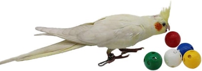 Interactive Bell Bird Balls – Chewing & Enrichment Toys for Small to Medium Birds - Great Addition to DIY Toys