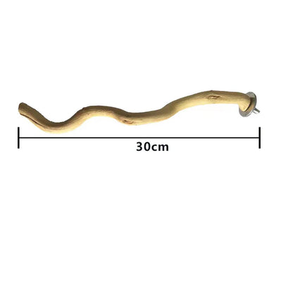 Natural Wood Bird Perch - Available in Various Sizes