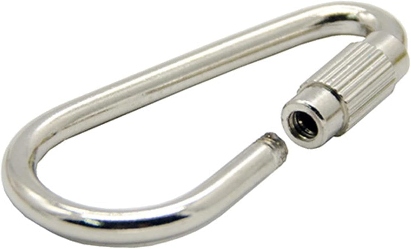 Stainless Steel Bird Toy Hooks (10 Pack) – Heavy Duty Cage Clips for Hanging Toys, Perches & DIY Bird Toy Parts