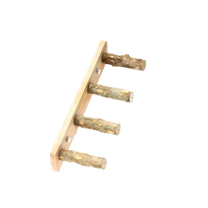 Bird Ladder Perch for Cage, Natural Wood Ladder Perch, 2 Sizes.