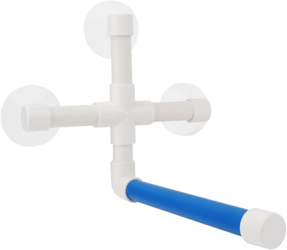 Suction Cup Bird Shower Perch – Window & Bathroom Perch for Small and Medium Parrots