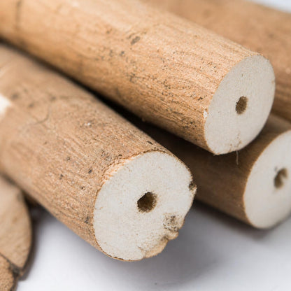 Natural Sola Bark Bird Chew Sticks – 6 Pack Soft Wood Foot Toys & DIY Bird Toy Making Material for Parrots, Cockatiels & Small Birds