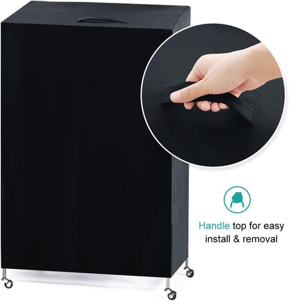 Universal Birdcage Cover Blackout & Breathable Birdcage Cover. Small, Black, 21 Inches L X 21 W X 28 H